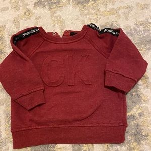 Set Calvin Klein baby boy  12 months sweatshirt